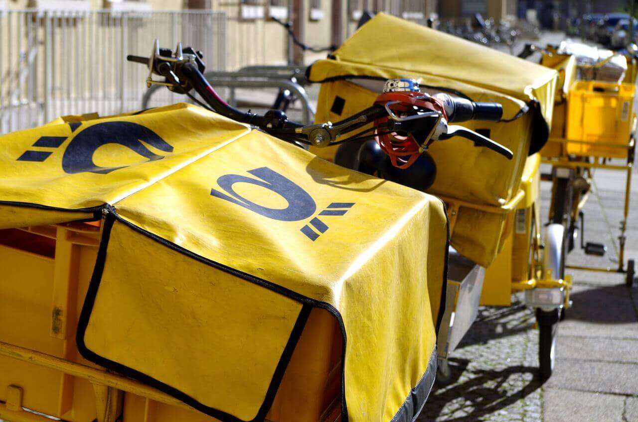 Content-Erstellung_Fahrrad mit Post