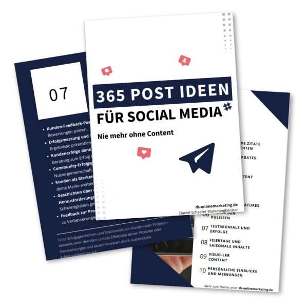 365 Post Ideen für Social Media
