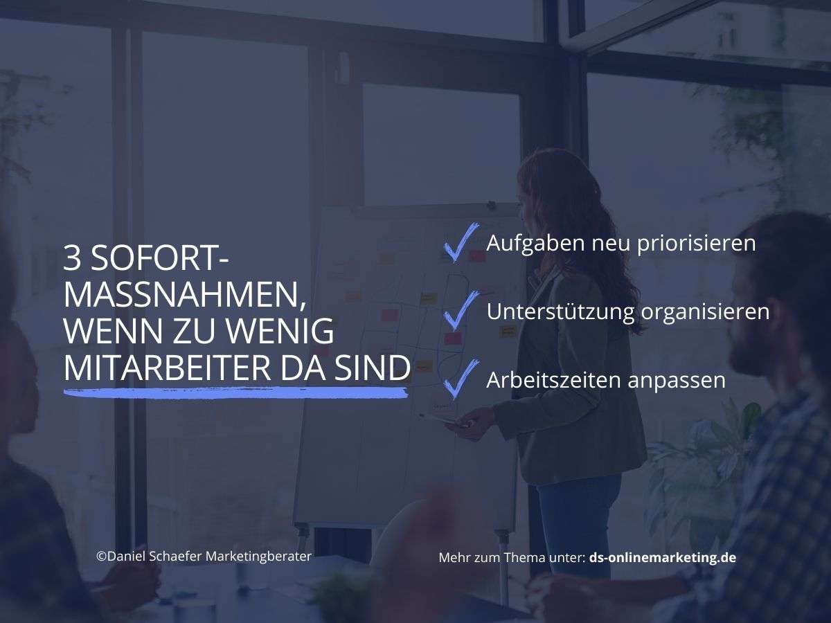 Zu viel Arbeit zu wenig Personal was tun_Lösungen