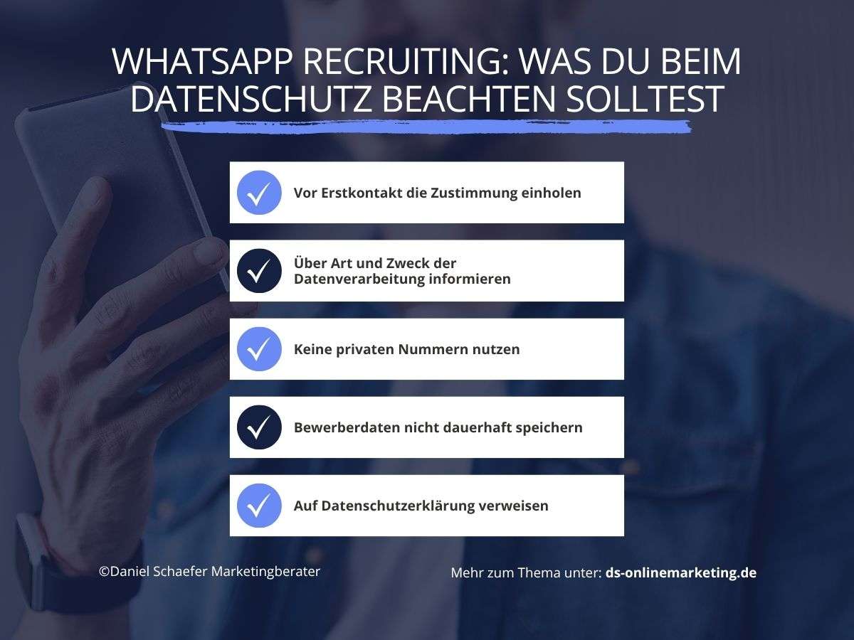 whatsapp recruiting_datenschutz