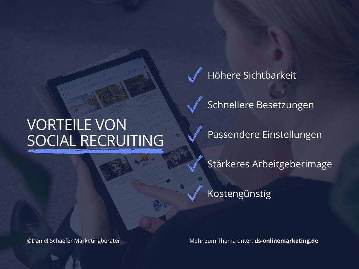 Social recruiting kampagne_Vorteile