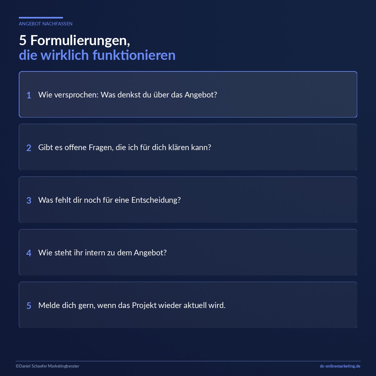 angebot nachfassen formulierungen