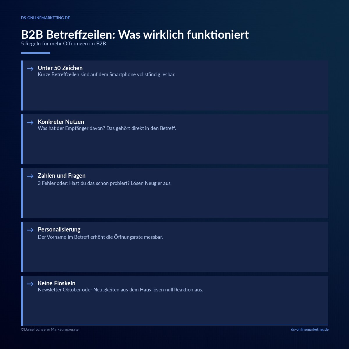b2b email marketing betreffzeilen