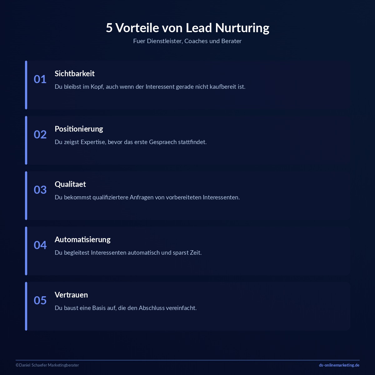 lead nurturing vorteile