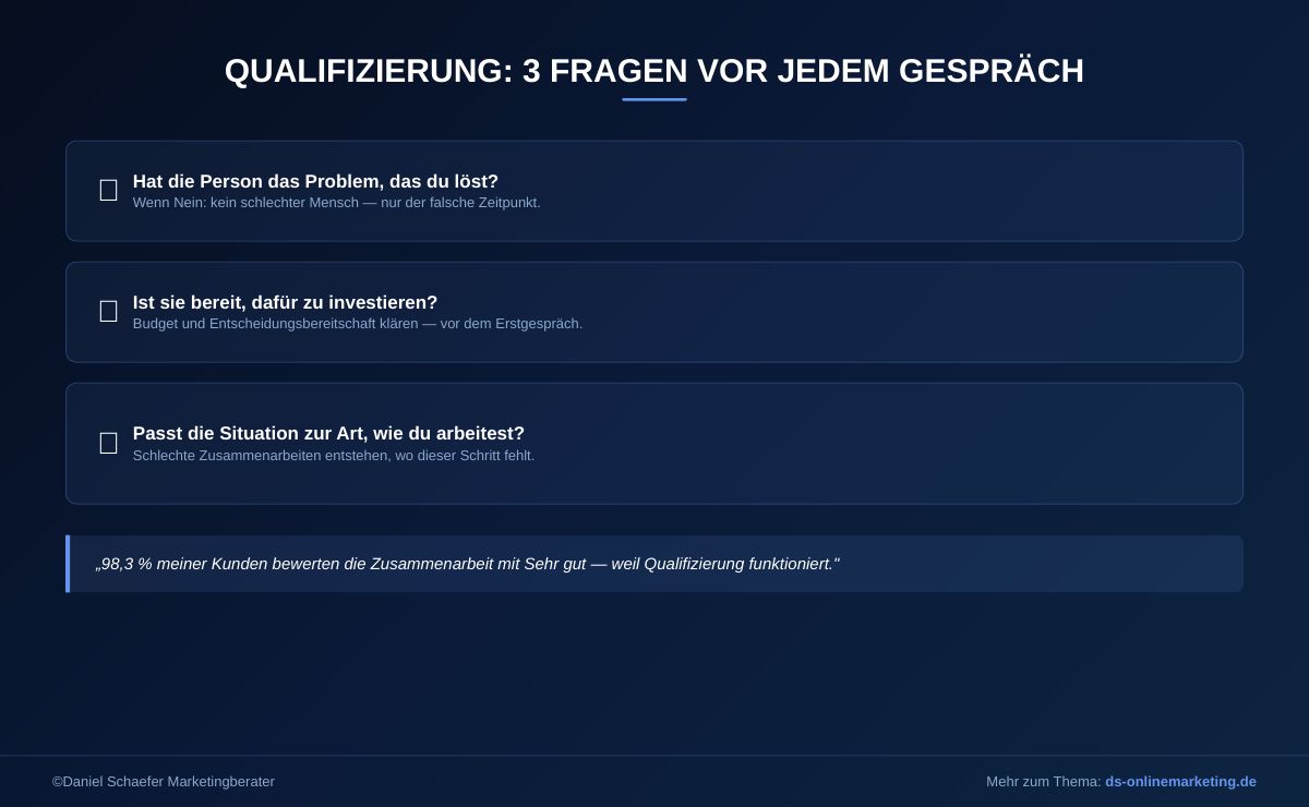 marketing dienstleister qualifizierung checkliste 1