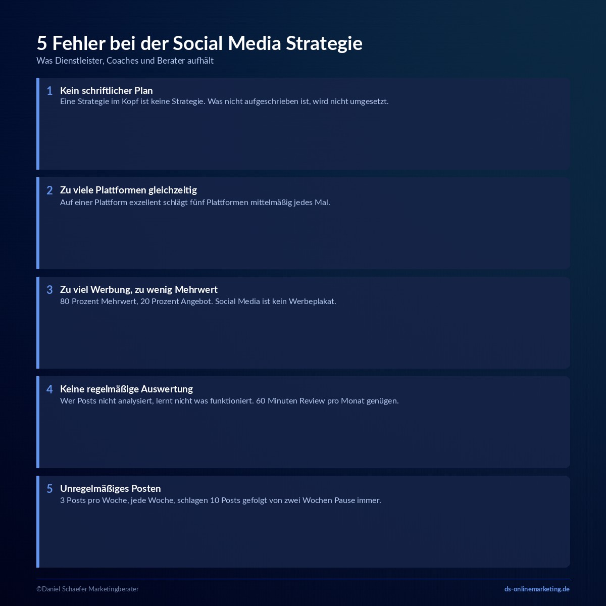 social media strategie haeufige fehler