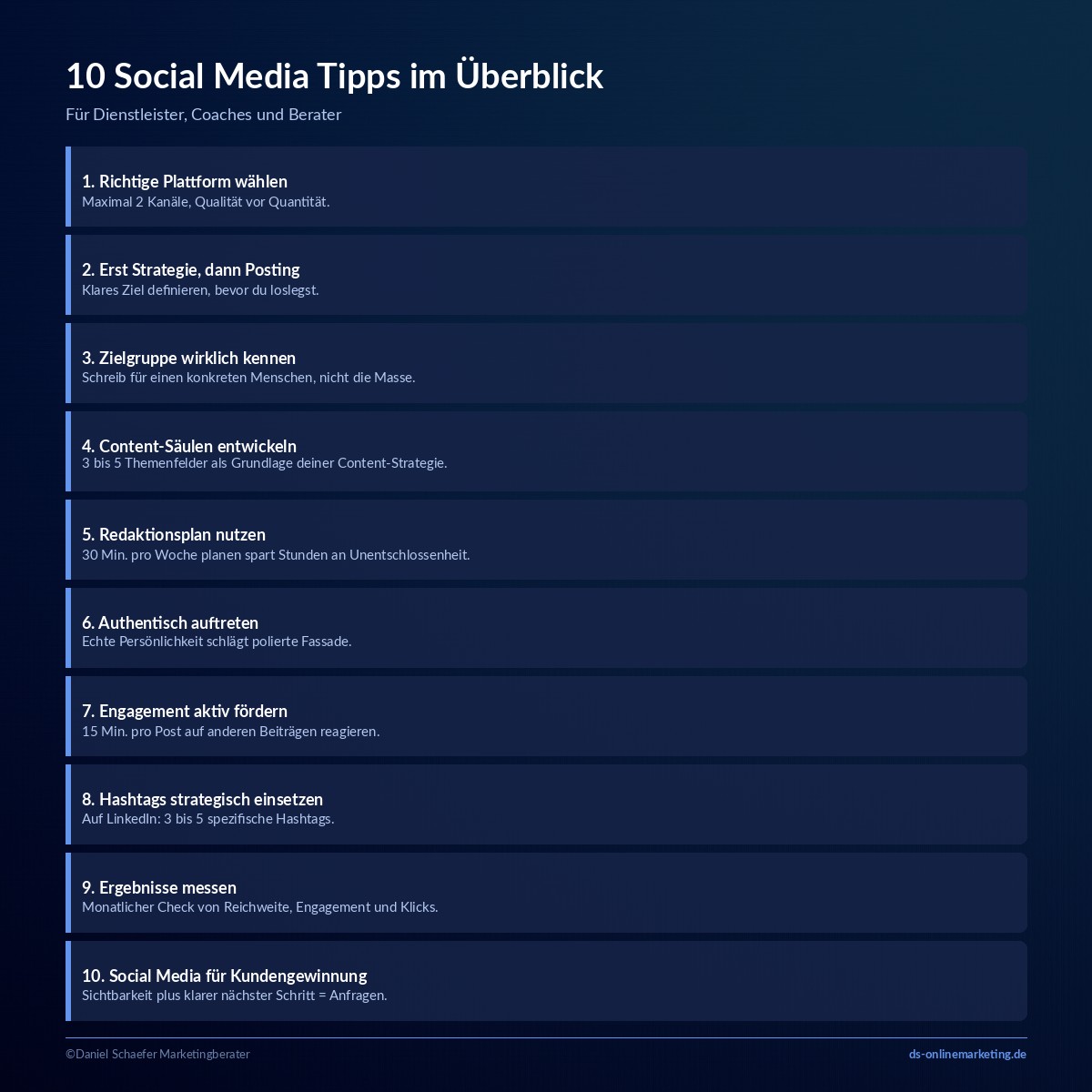 social media tipps 10 tipps