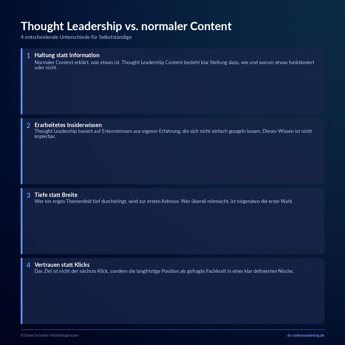 thought leadership content unterschied