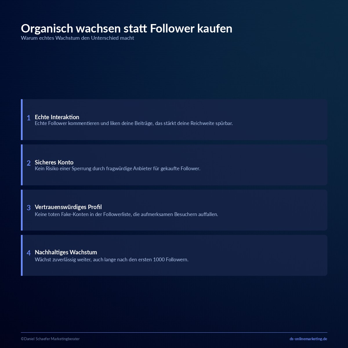 1000 follower instagram organisch vs gekauft