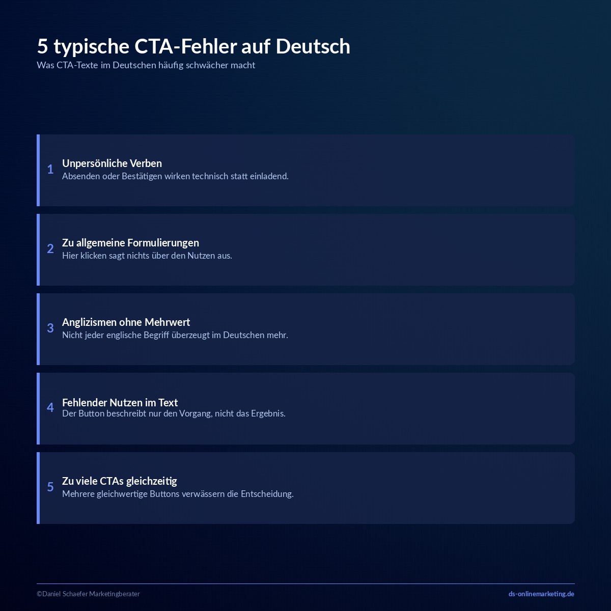 call to action beispiele fehler deutsch