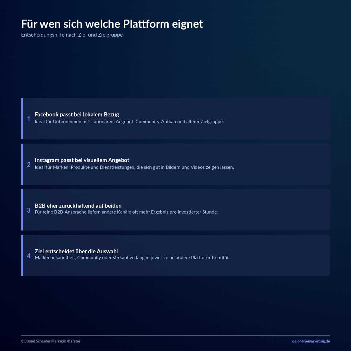 Facebook oder Instagram: Welche Plattform 2026 wirklich zu deinem Marketing passt 7 facebook oder instagram fuer wen
