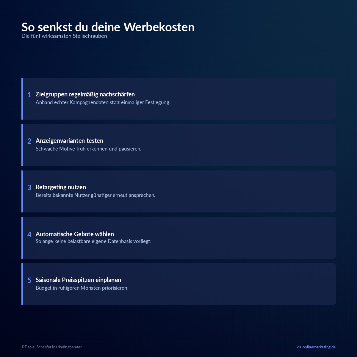 instagram werbung kosten senken
