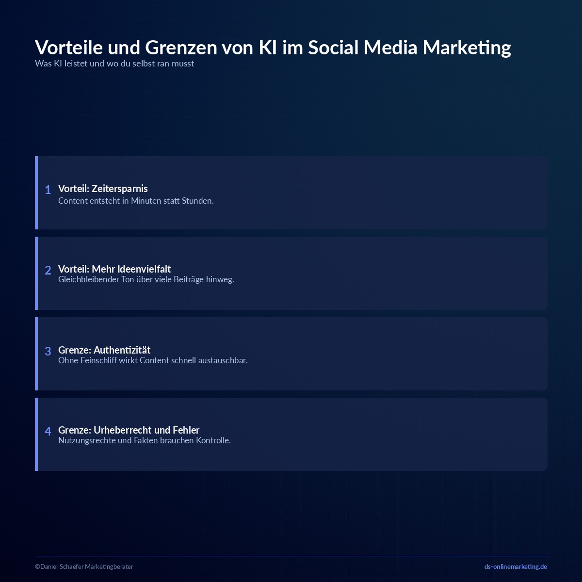 ki im social media marketing vorteile grenzen
