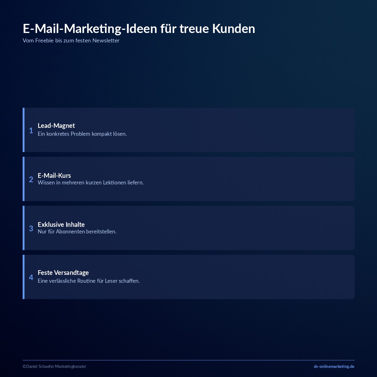 marketing ideen email marketing