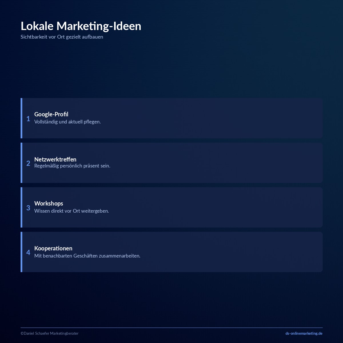 marketing ideen lokales marketing