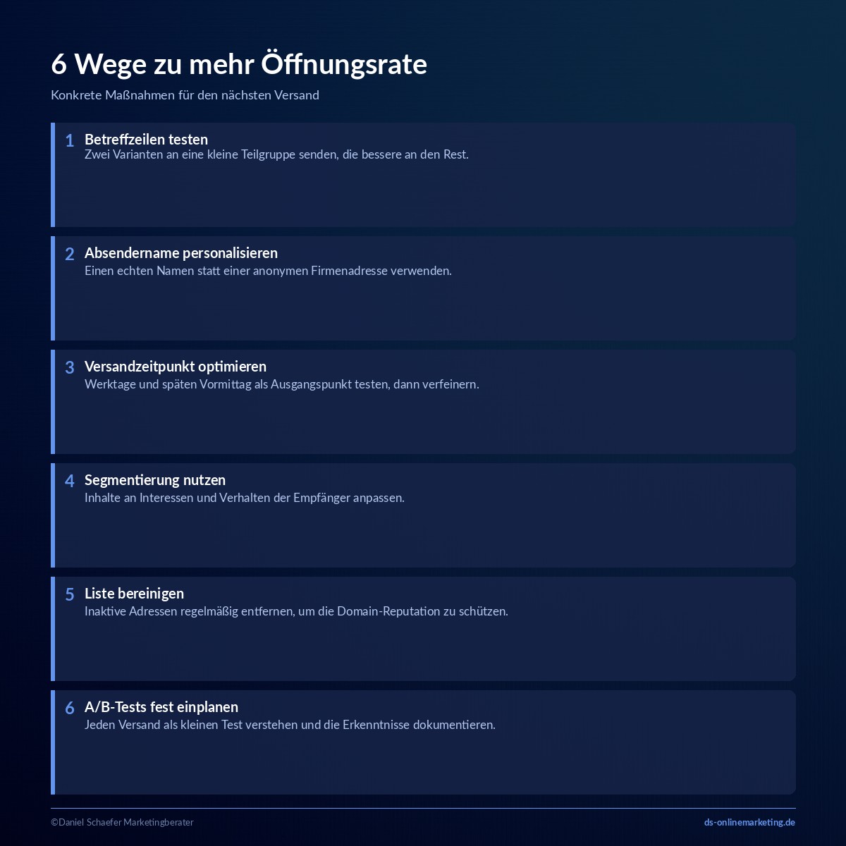 newsletter oeffnungsrate steigern