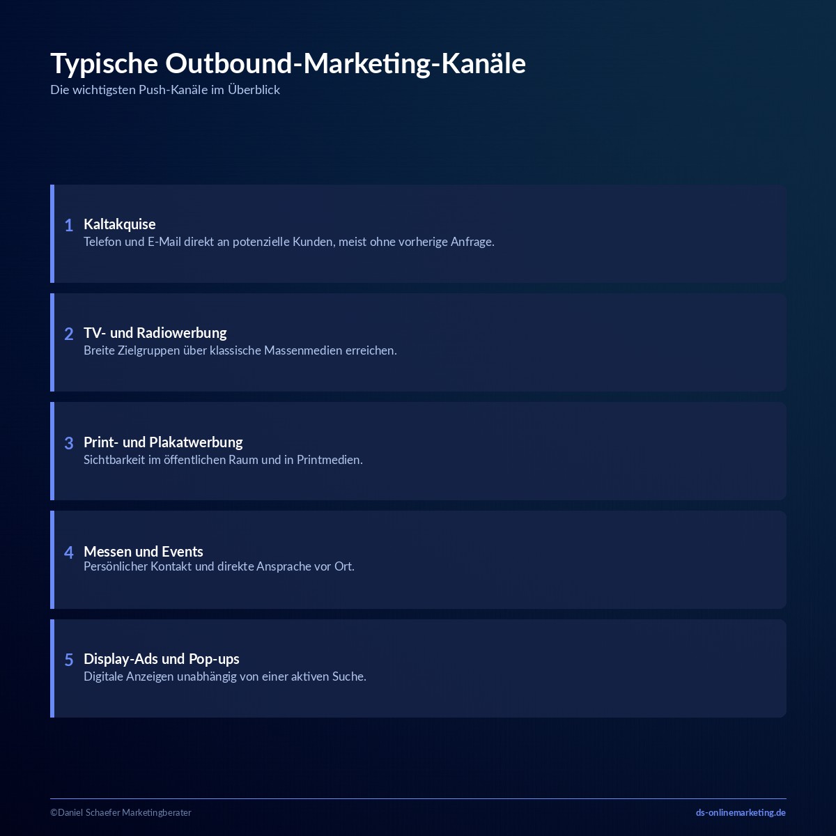 outbound marketing kanaele