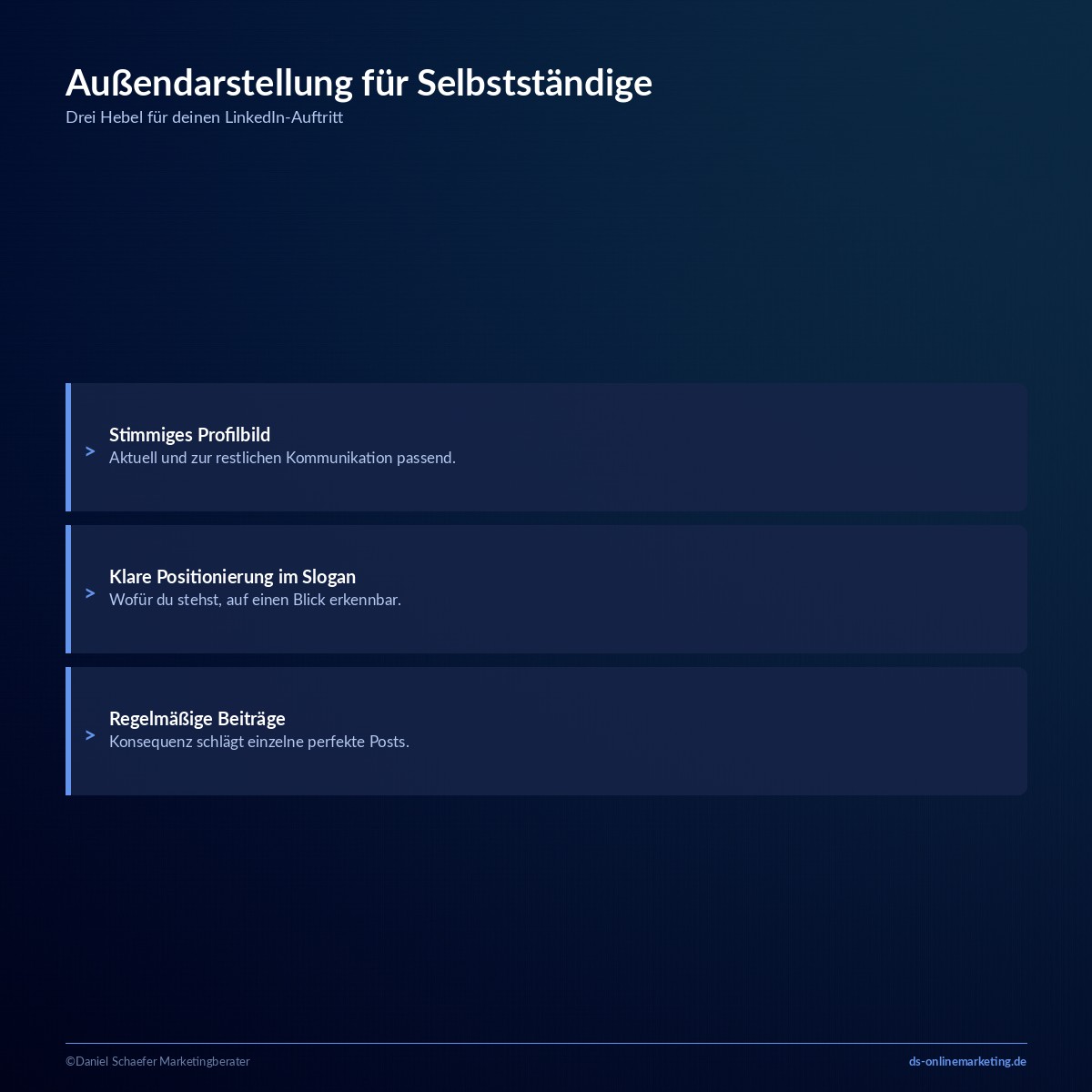 aussendarstellung personal branding