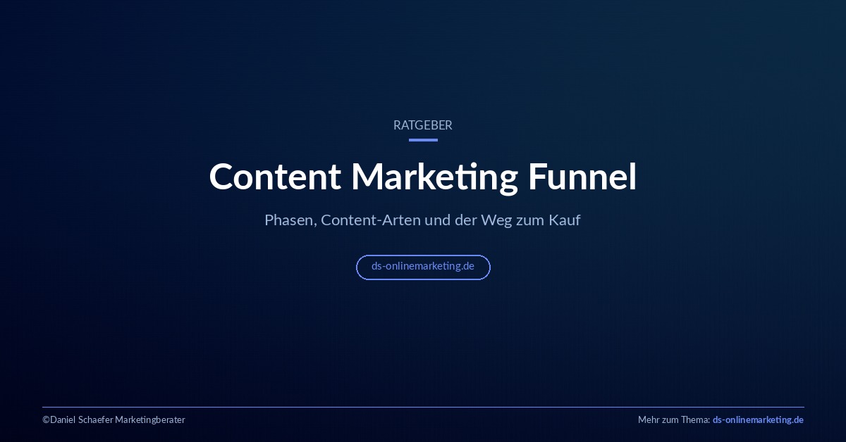 Content Marketing Funnel: Phasen und Content-Arten im Überblick