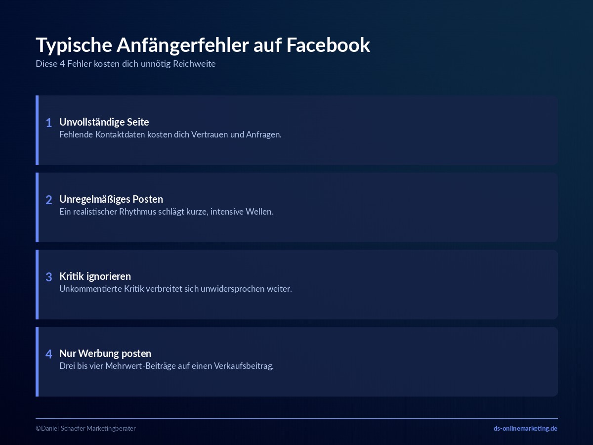 facebook fuer anfaenger anfaengerfehler