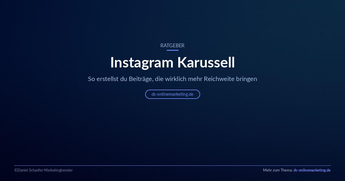 Instagram Karussell erstellen: Der komplette Ratgeber