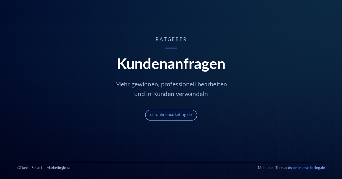 Kundenanfragen gewinnen, bearbeiten und beantworten: Ratgeber-Titelbild