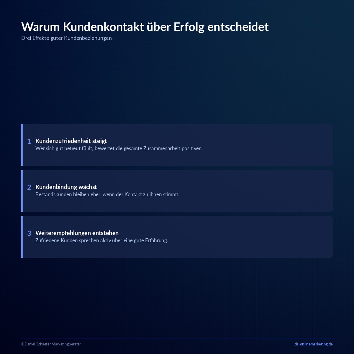 kundenkontakt warum wichtig