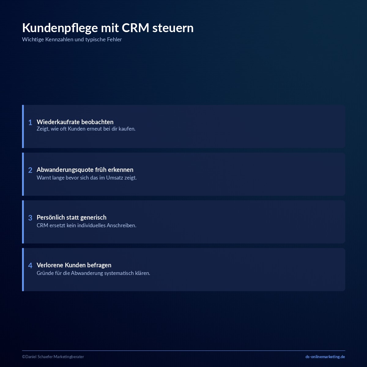 Kundenpflege: So baust du ein System, das Kunden dauerhaft bindet 5 kundenpflege crm fehler