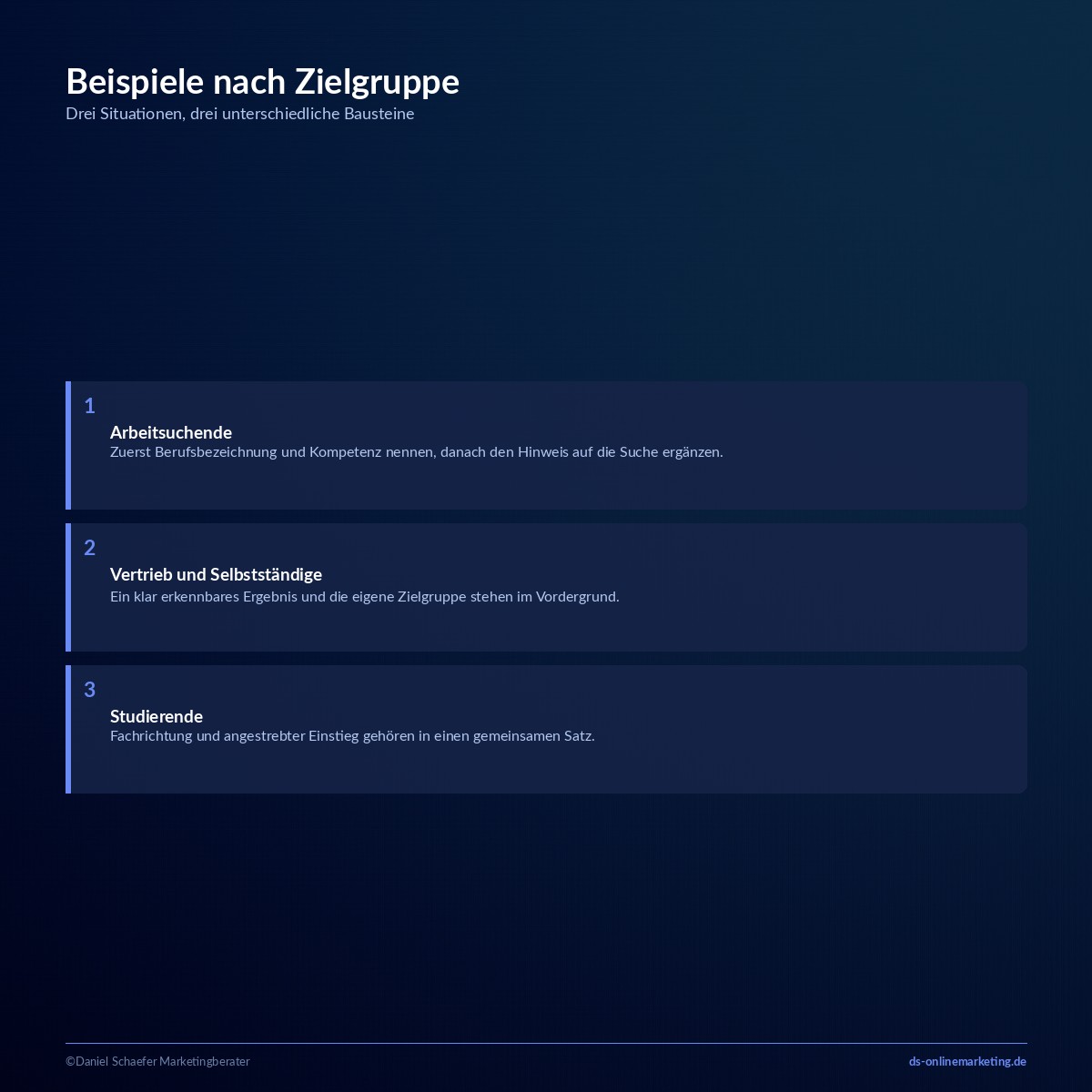 LinkedIn Profil-Slogan erstellen: Beispiele, Ideen und Anleitung 7 linkedin profil slogan beispiele