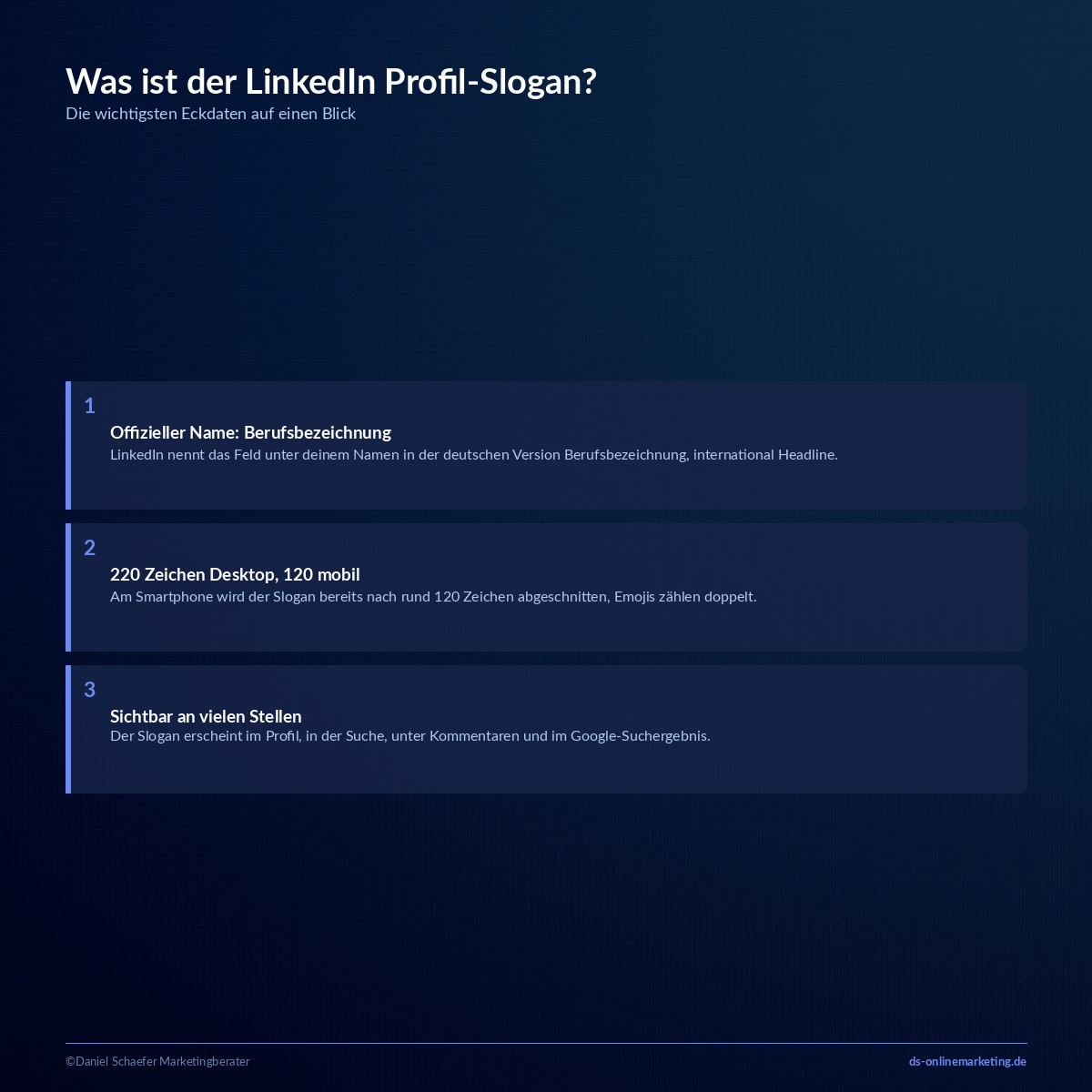 LinkedIn Profil-Slogan erstellen: Beispiele, Ideen und Anleitung 1 linkedin profil slogan definition