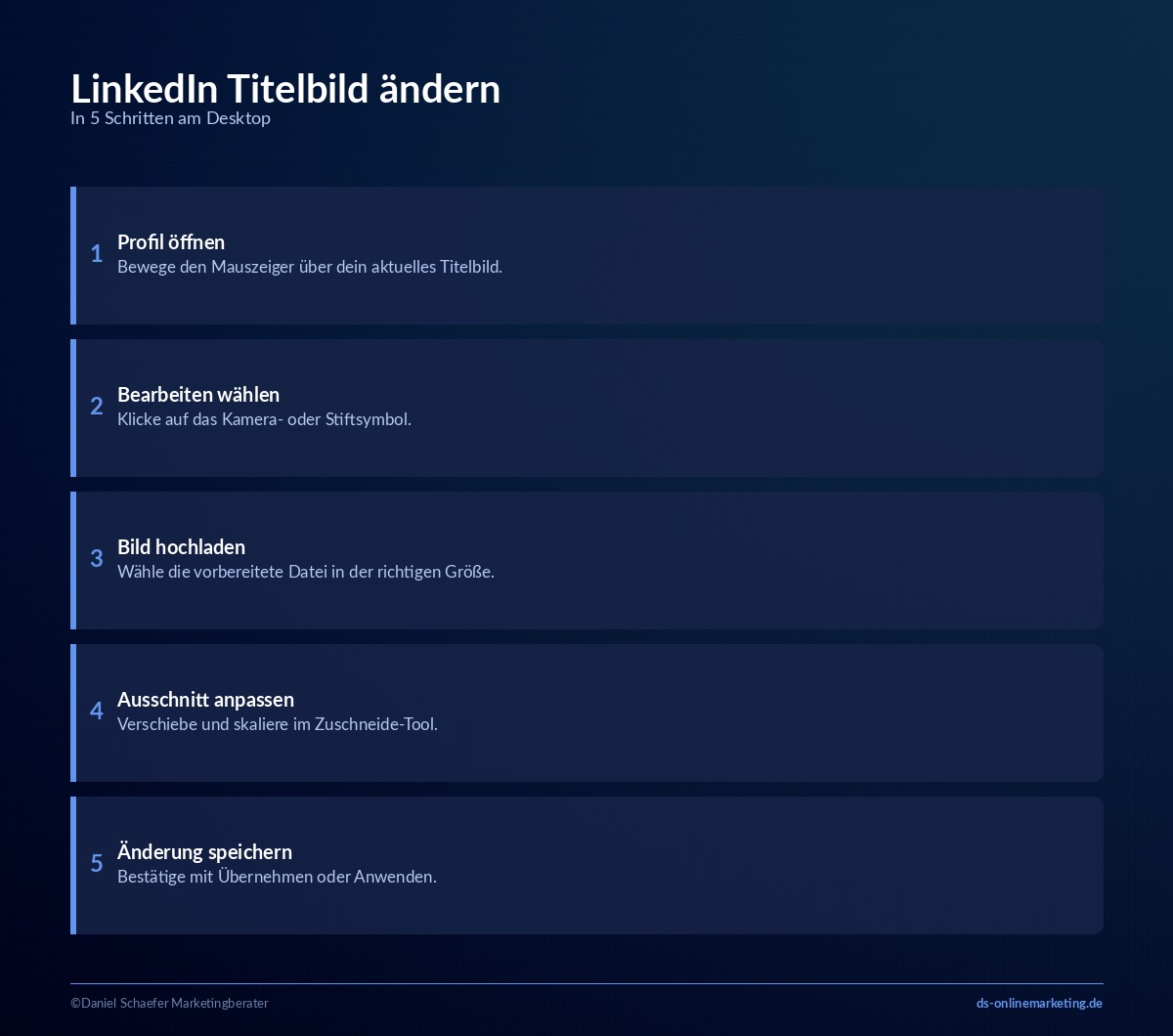 linkedin titelbild aendern