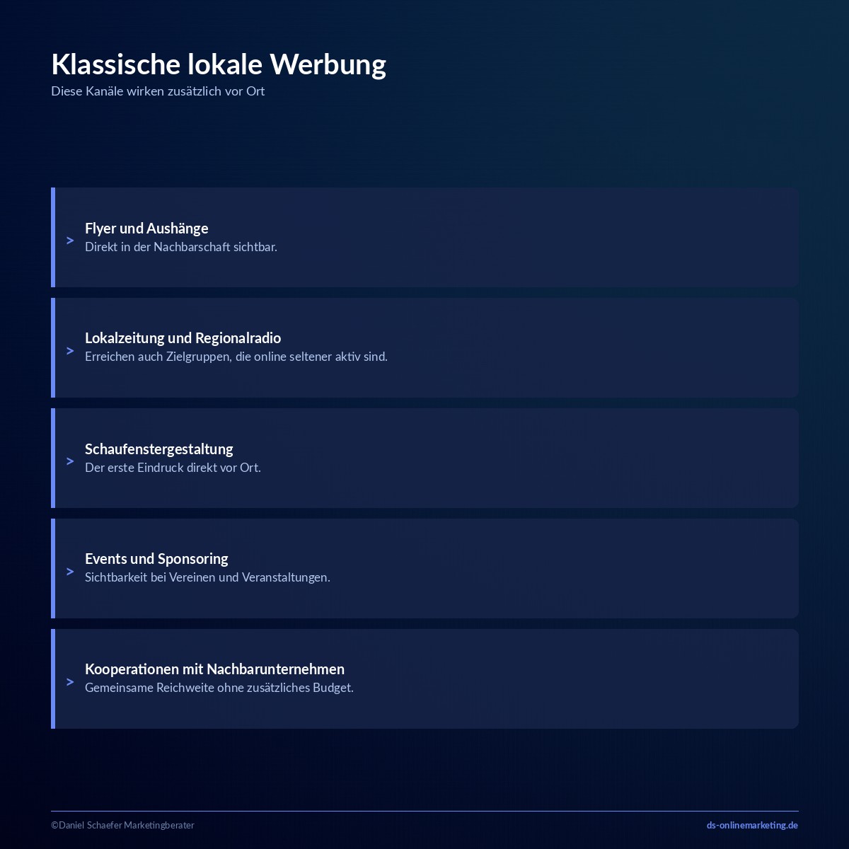 Lokales Marketing: Der komplette Leitfaden für mehr Kunden vor Ort 5 lokales marketing lokale werbung