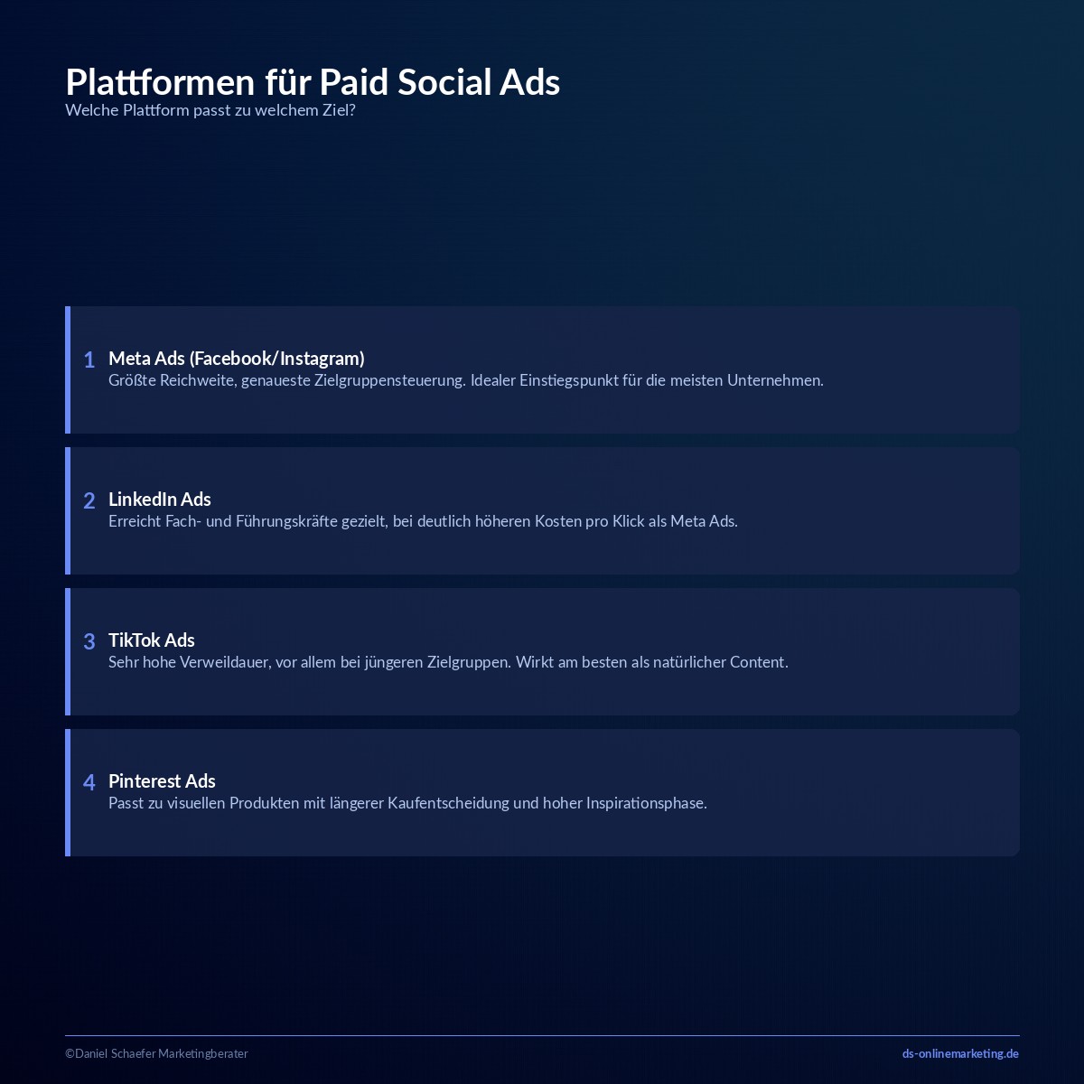 paid social plattformen