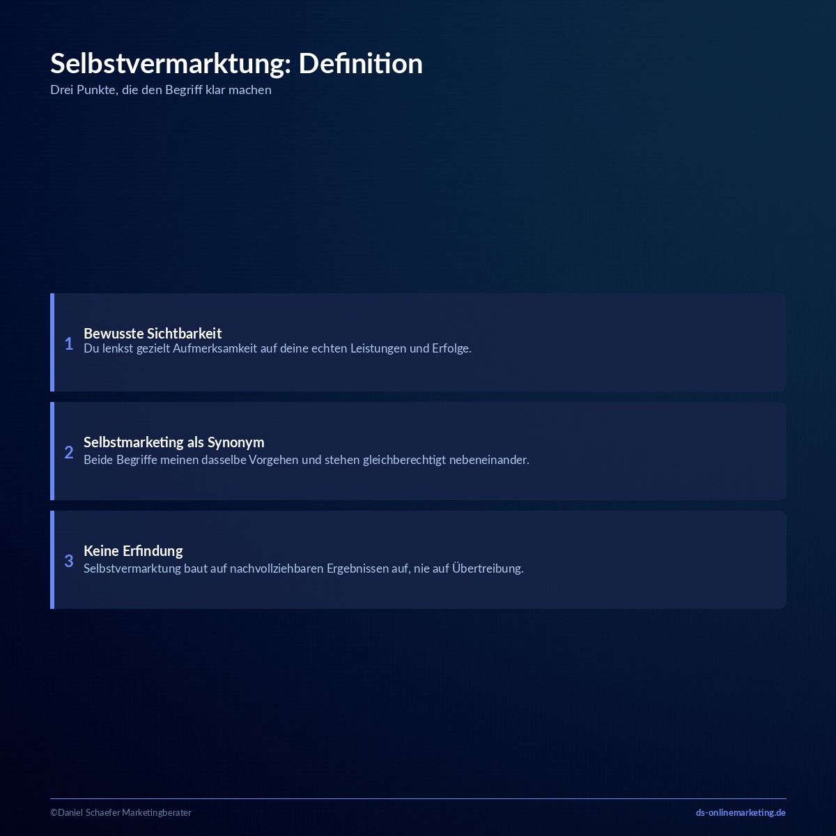 selbstvermarktung definition