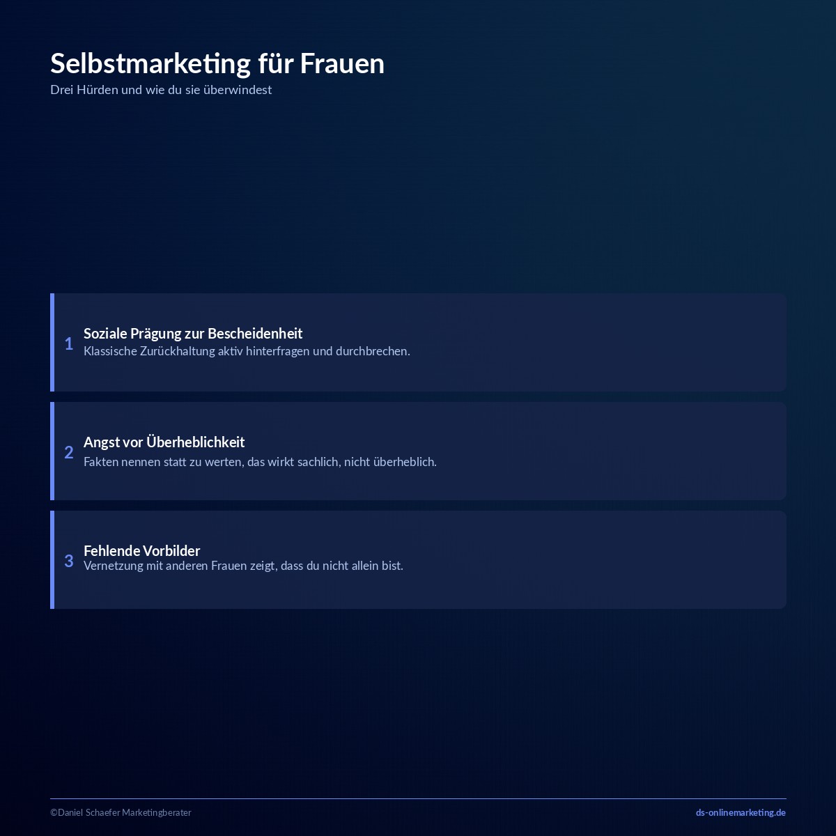 selbstvermarktung frauen