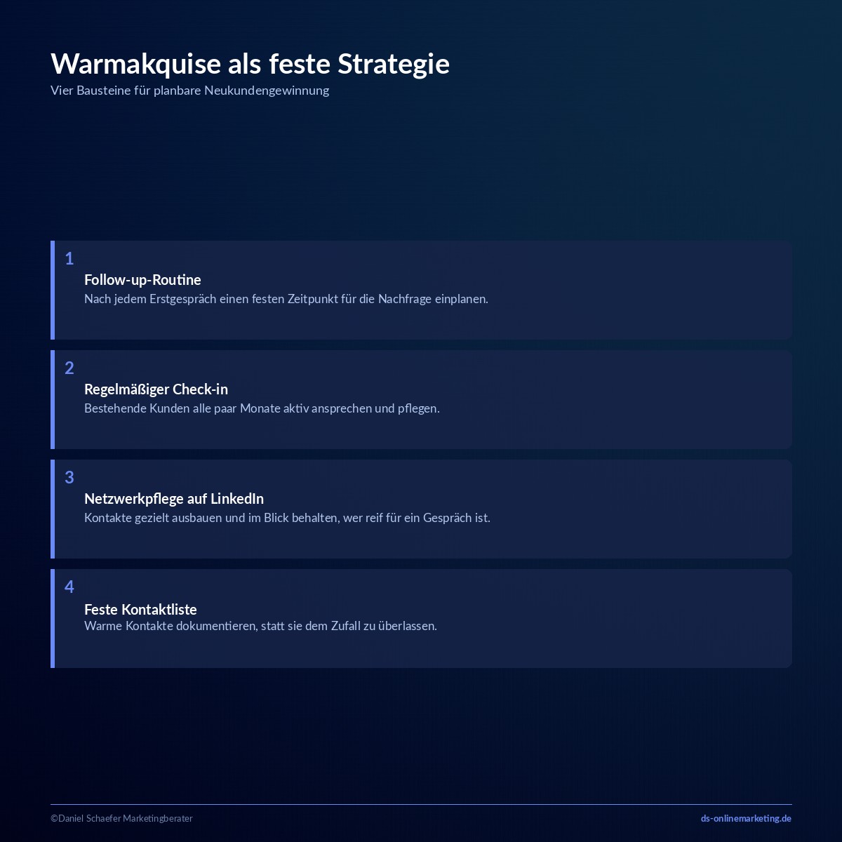Warmakquise als Strategie zur Neukundengewinnung