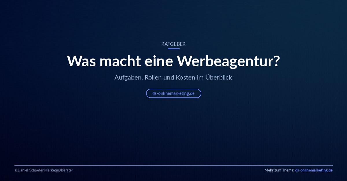 Was macht eine Werbeagentur: Aufgaben, Rollen und Kosten im Überblick