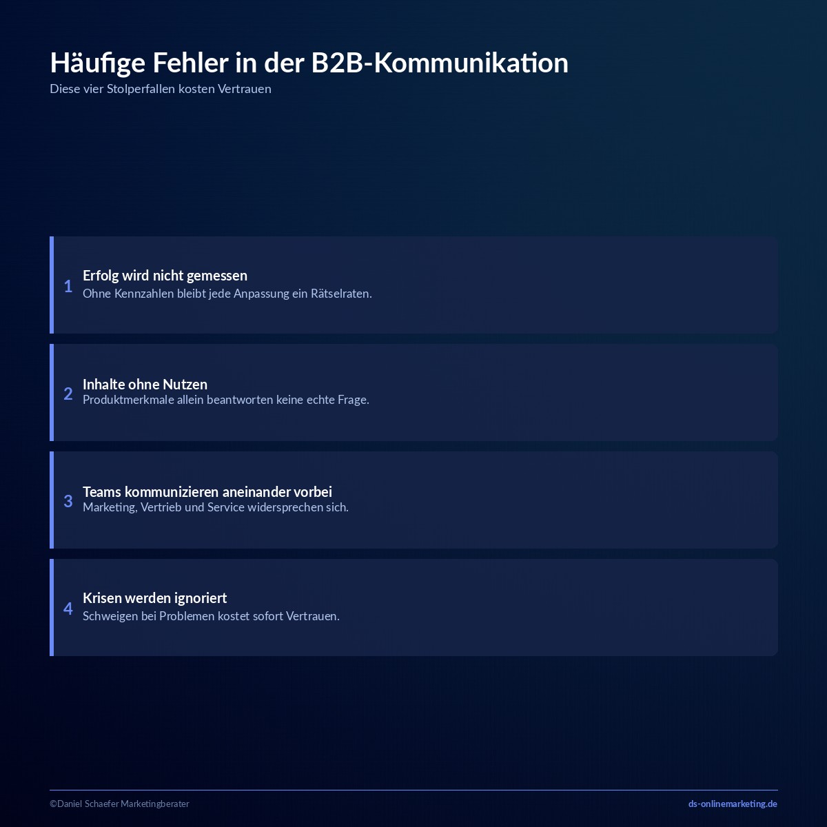 b2b kommunikation fehler