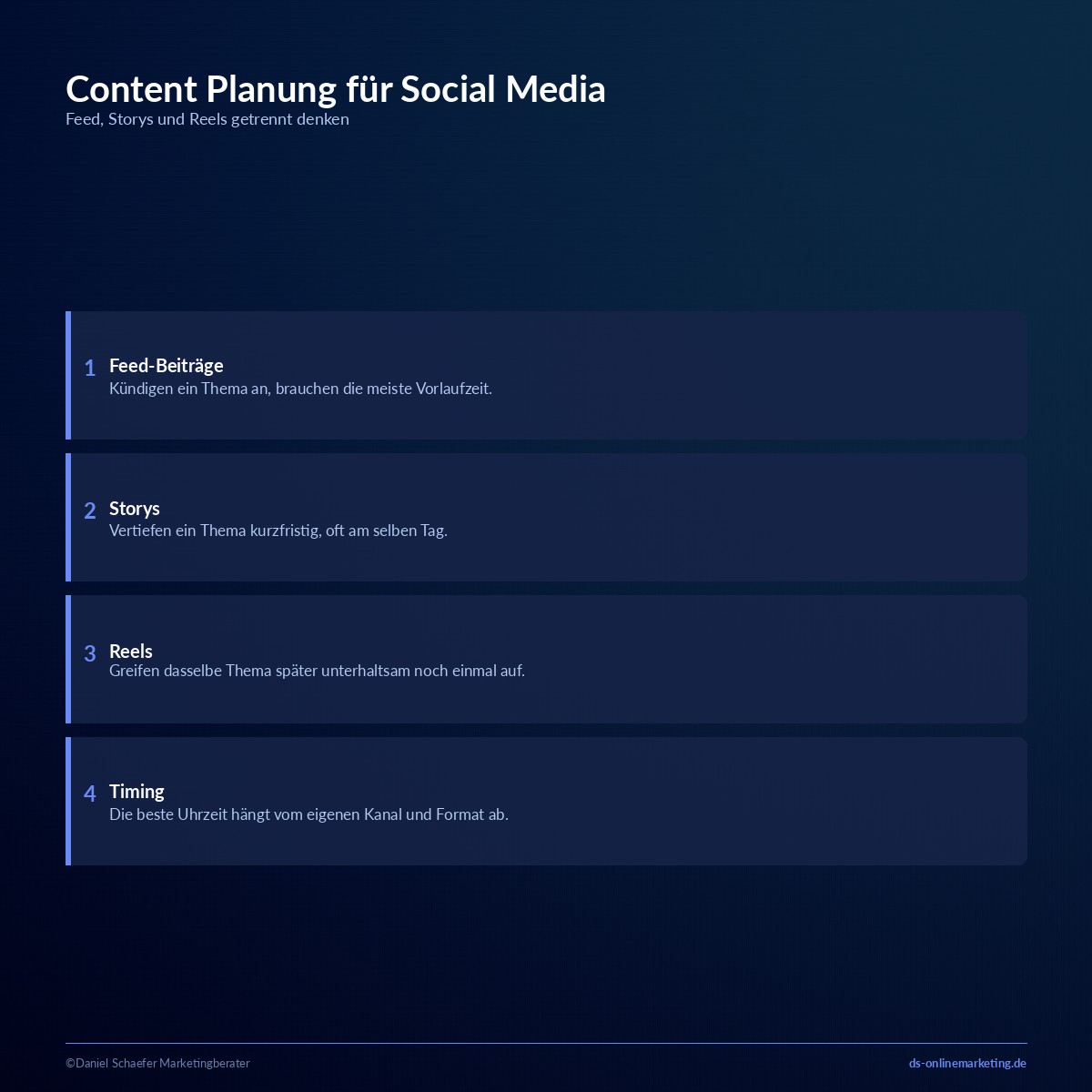 content planung social media instagram