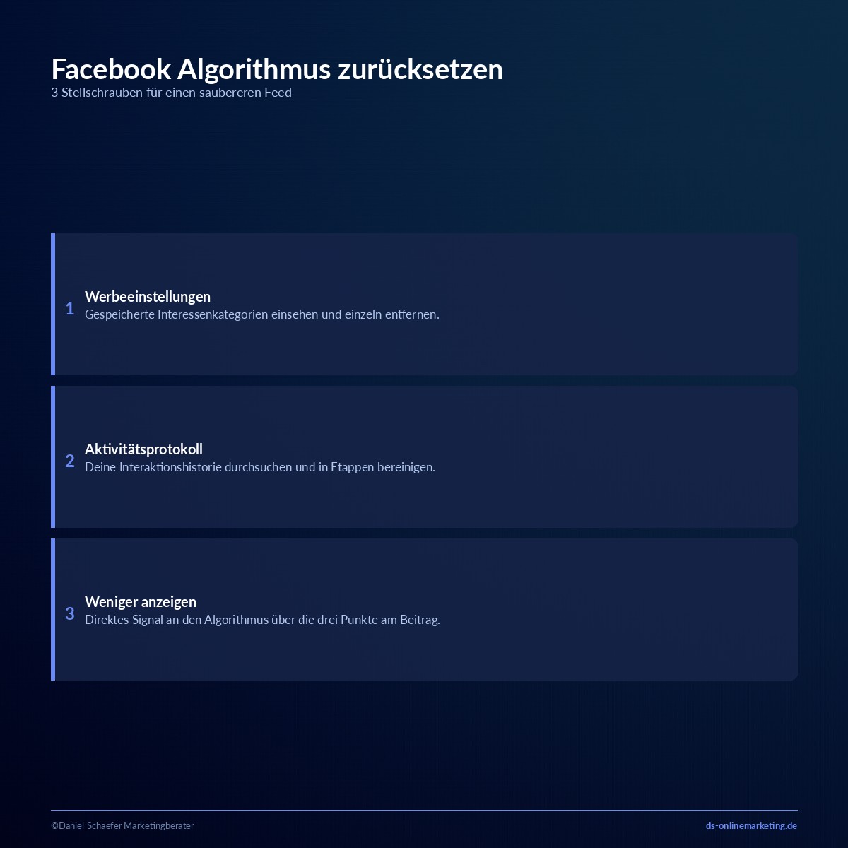 facebook algorithmus zuruecksetzen
