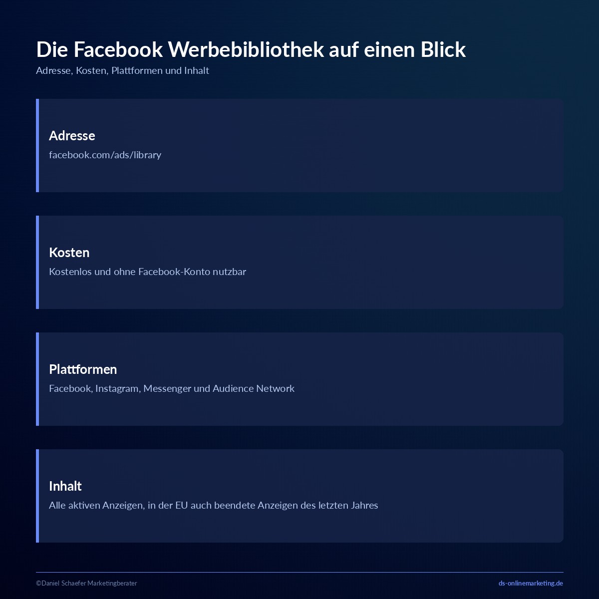 facebook werbebibliothek ueberblick
