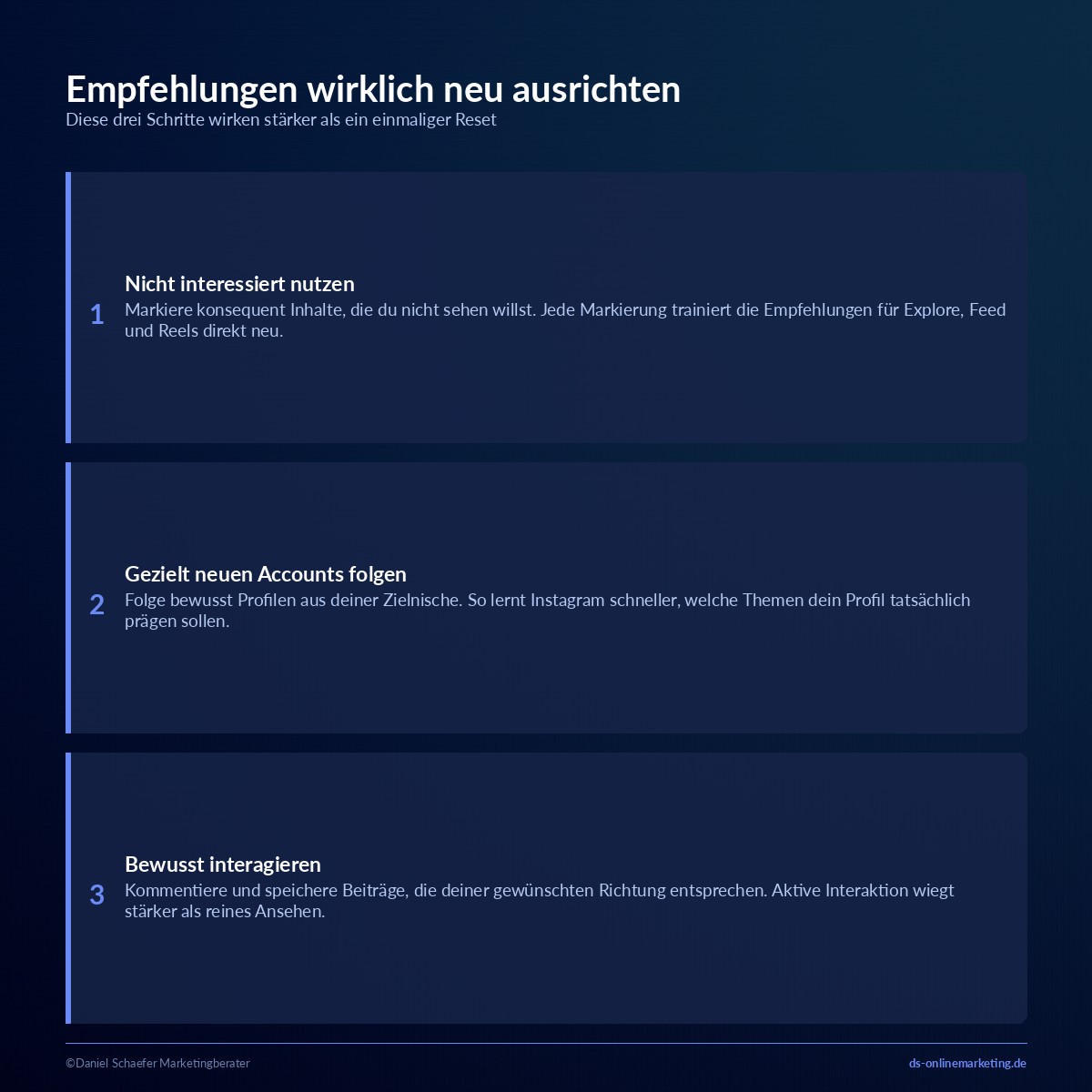instagram algorithmus zuruecksetzen schritte