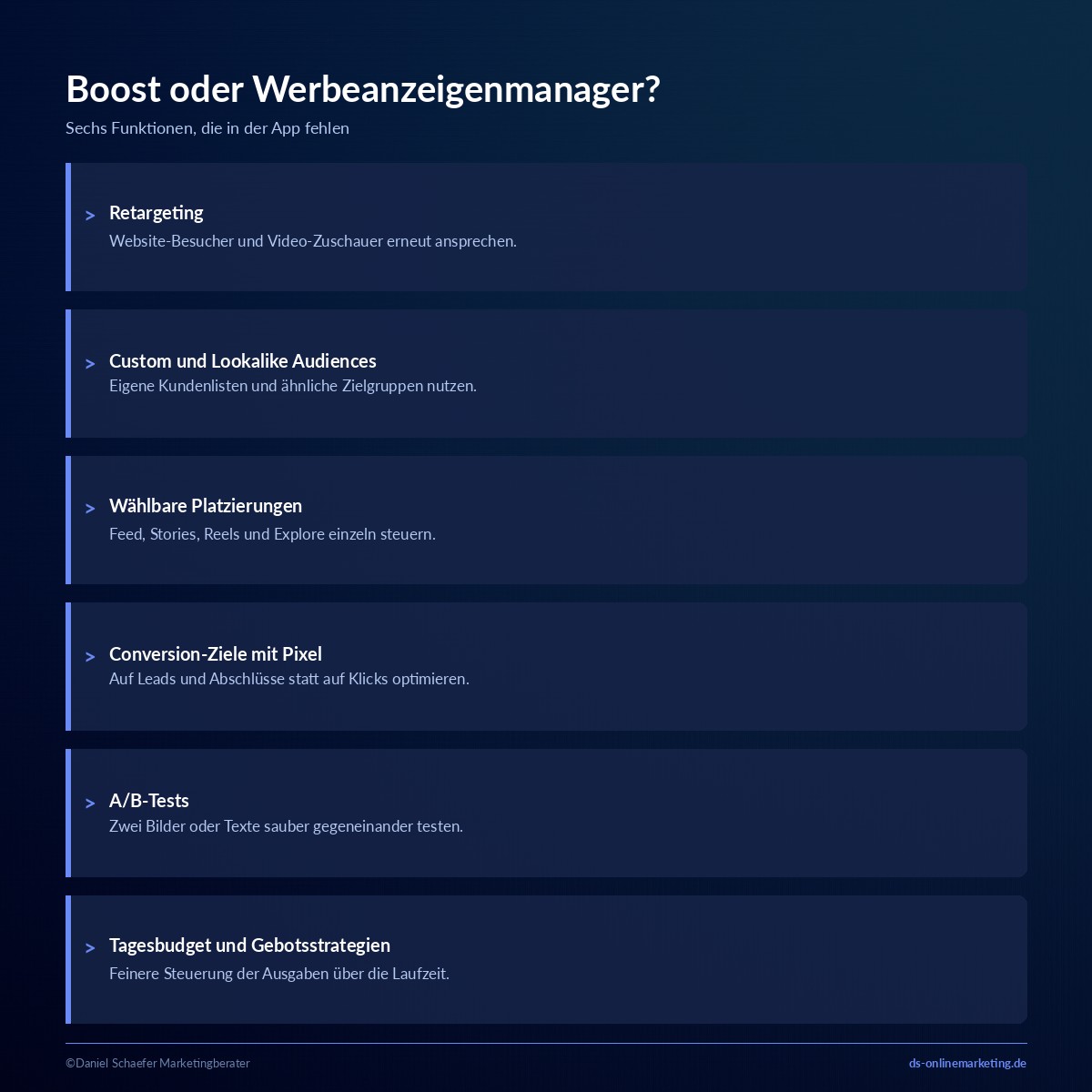 instagram beitrag bewerben werbeanzeigenmanager