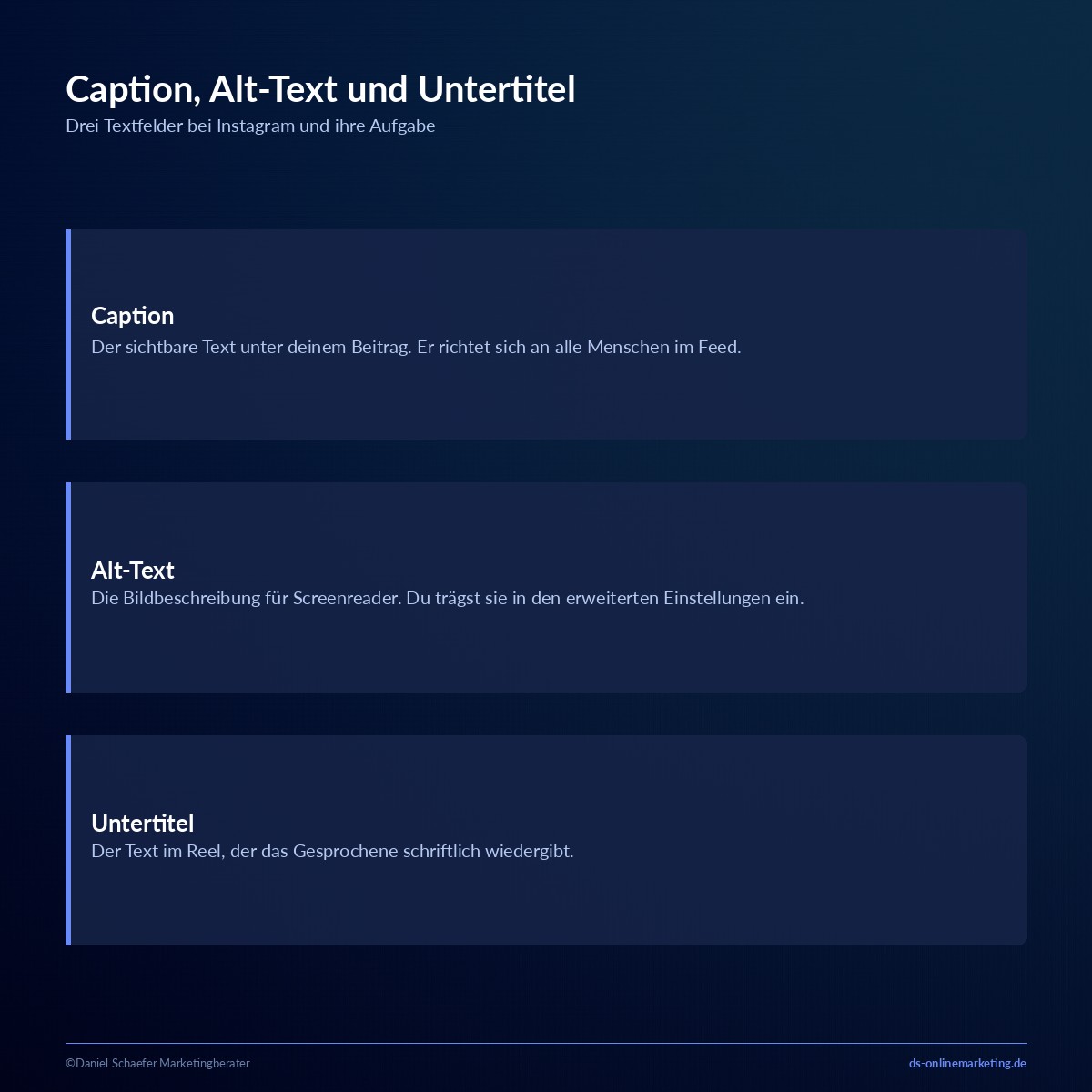 Instagram Caption: Aufbau, Länge und 8 Vorlagen zum Kopieren 1 instagram caption