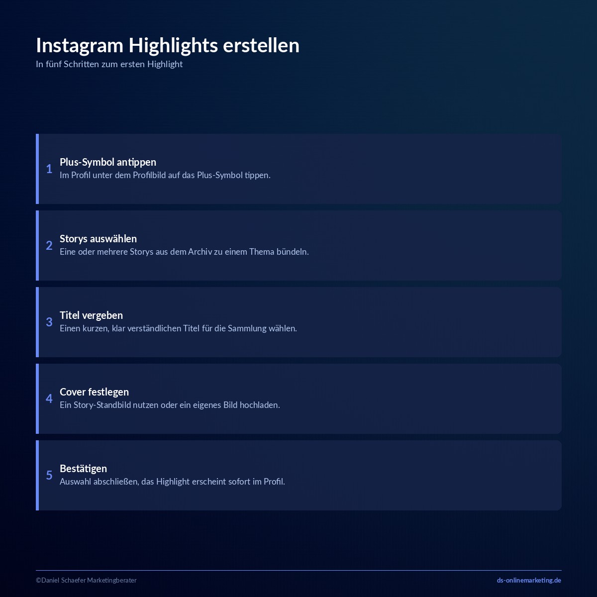 Instagram Highlights erstellen: Schritt-für-Schritt-Anleitung fuer dein Profil