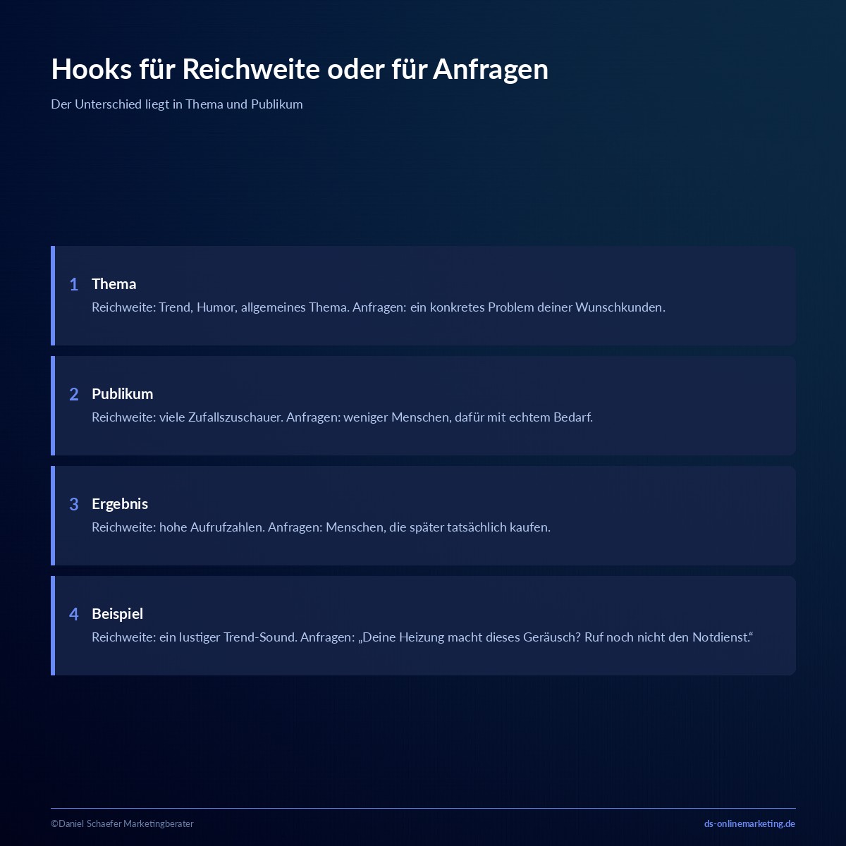 instagram hooks anfragen