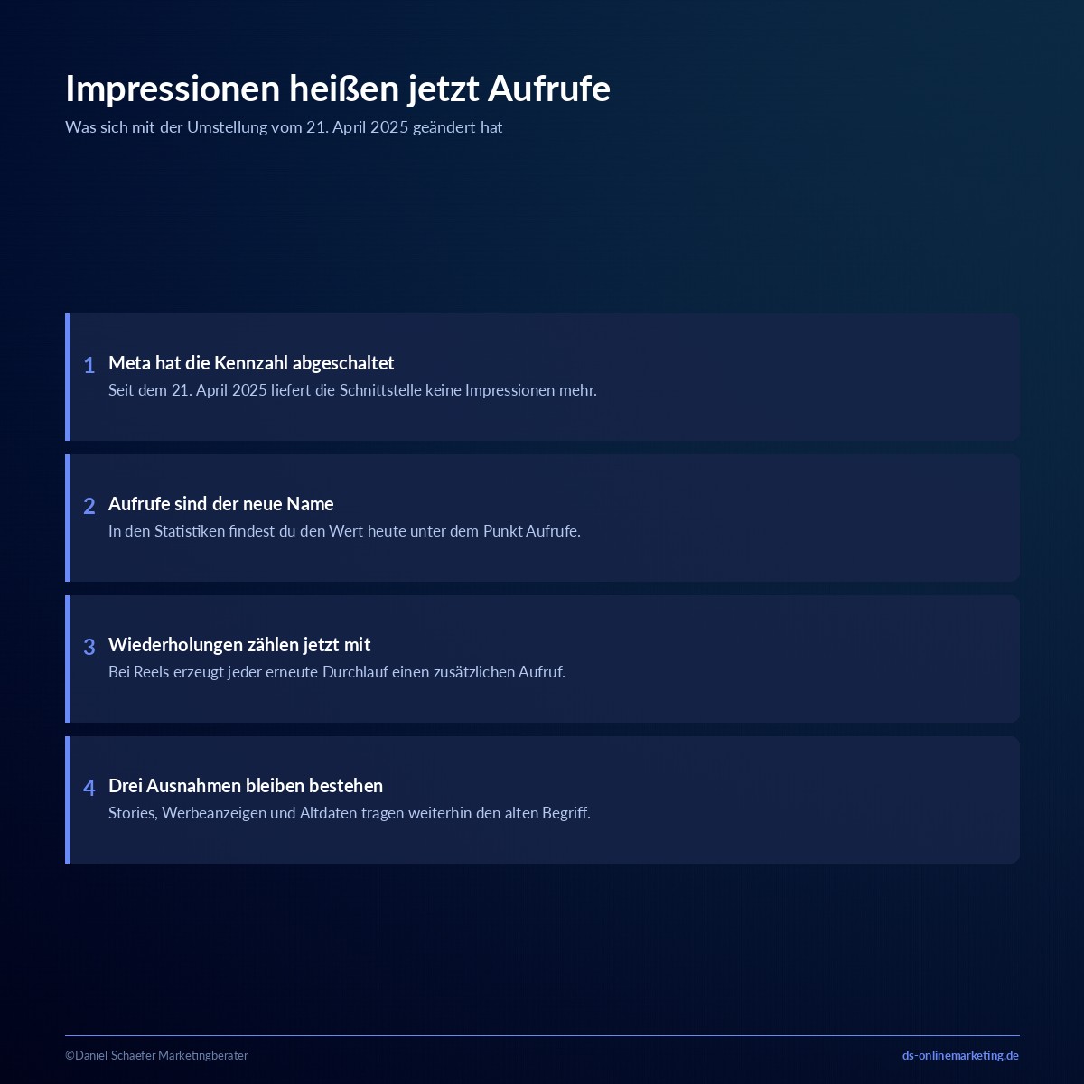 instagram impressionen aufrufe umbenennung