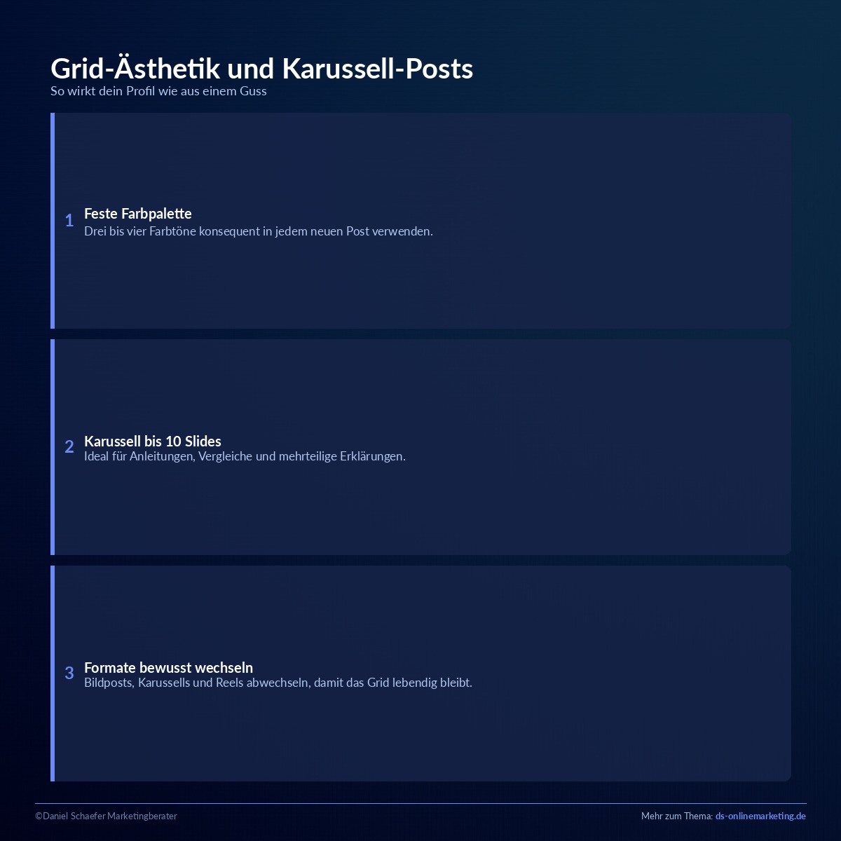 instagram post erstellen grid karussell