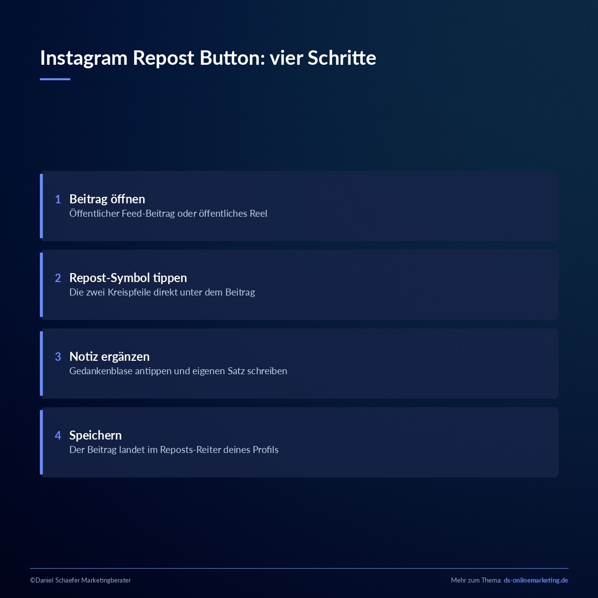 instagram repost button schritte