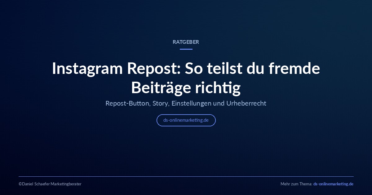 Instagram Repost: fremde Beiträge richtig teilen, Überblick